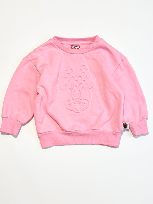 Pink Minnie sweater - Size 2