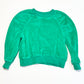 Green velour jumper - Size 2