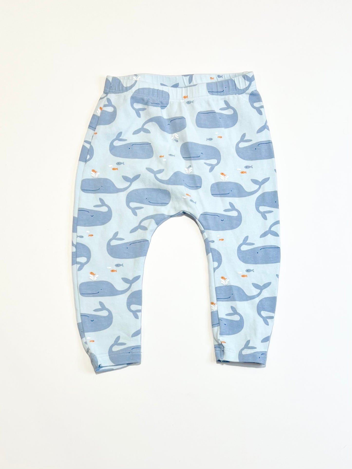 Blue whale leggings - Size 1