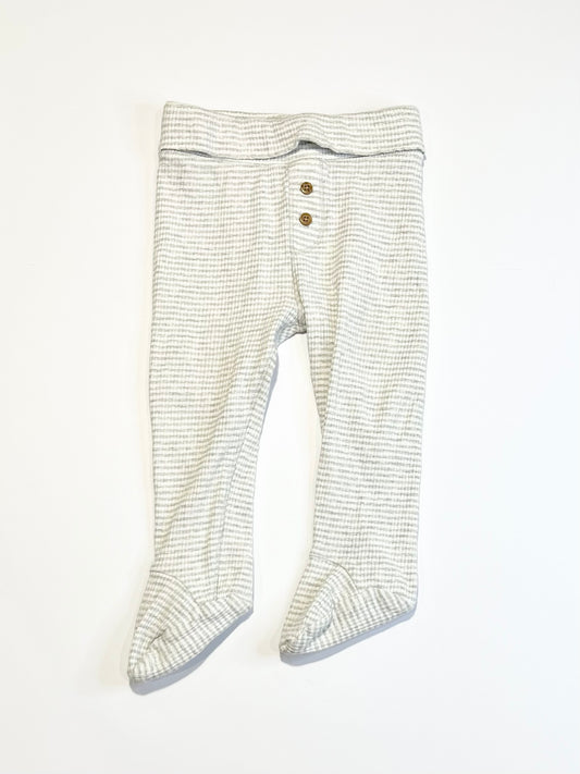 Ribbed footed pants - Size 1