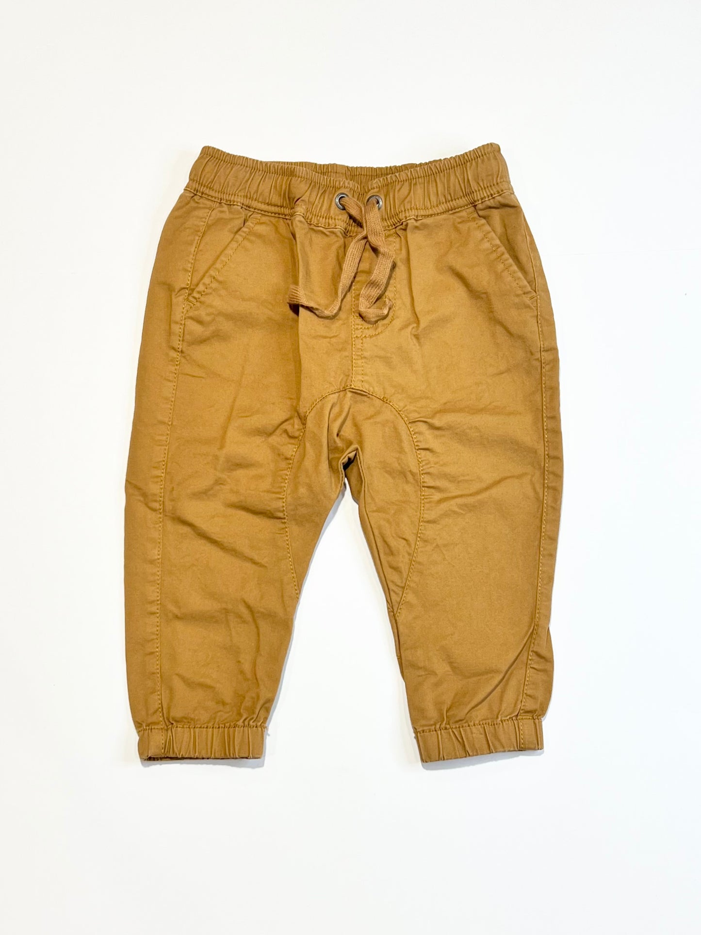 Brown cuffed pants - Size 1