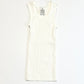 White ribbed singlet - Size 1