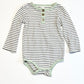 Ribbed henley bodysuit - Size 1