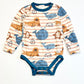 Striped animals bodysuit - Size 1