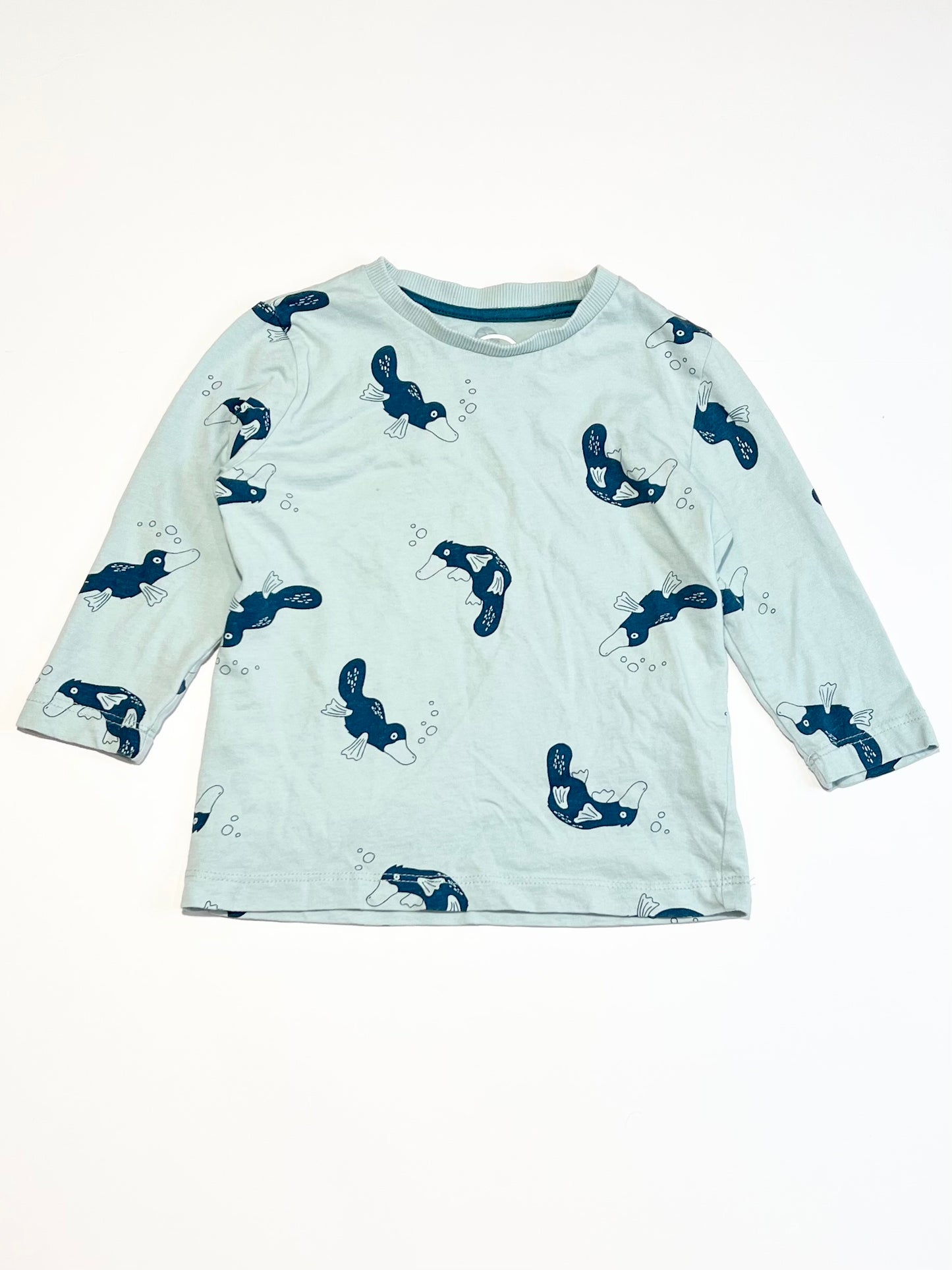 Blue platypus top - Size 1