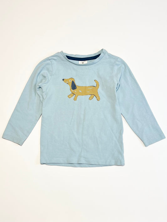 Blue puppy top - Size 1