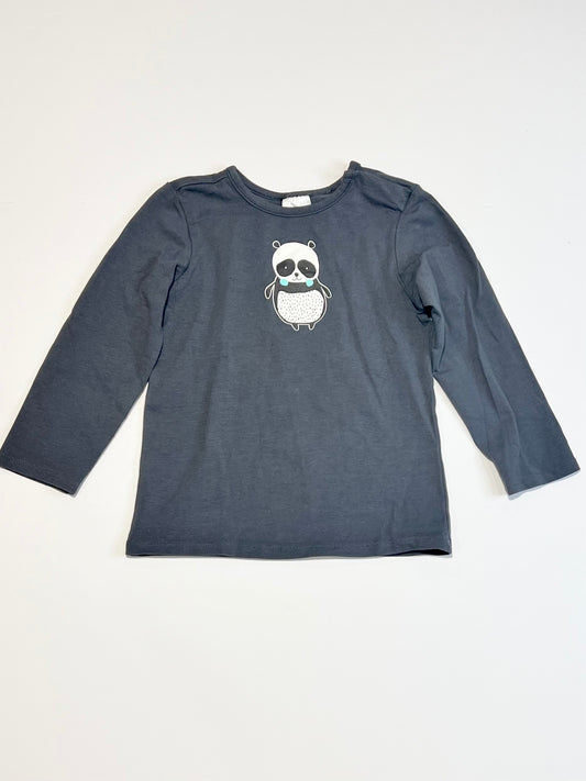 Grey panda top - Size 1