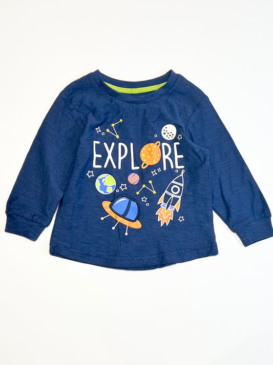 Navy explore top - Size 1