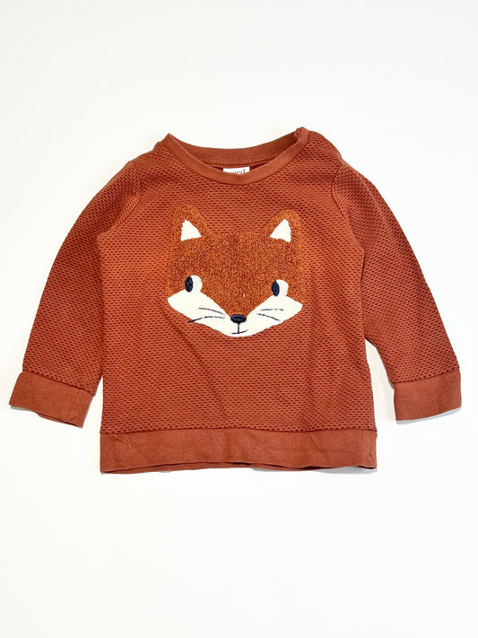 Brown fox top - Size 1