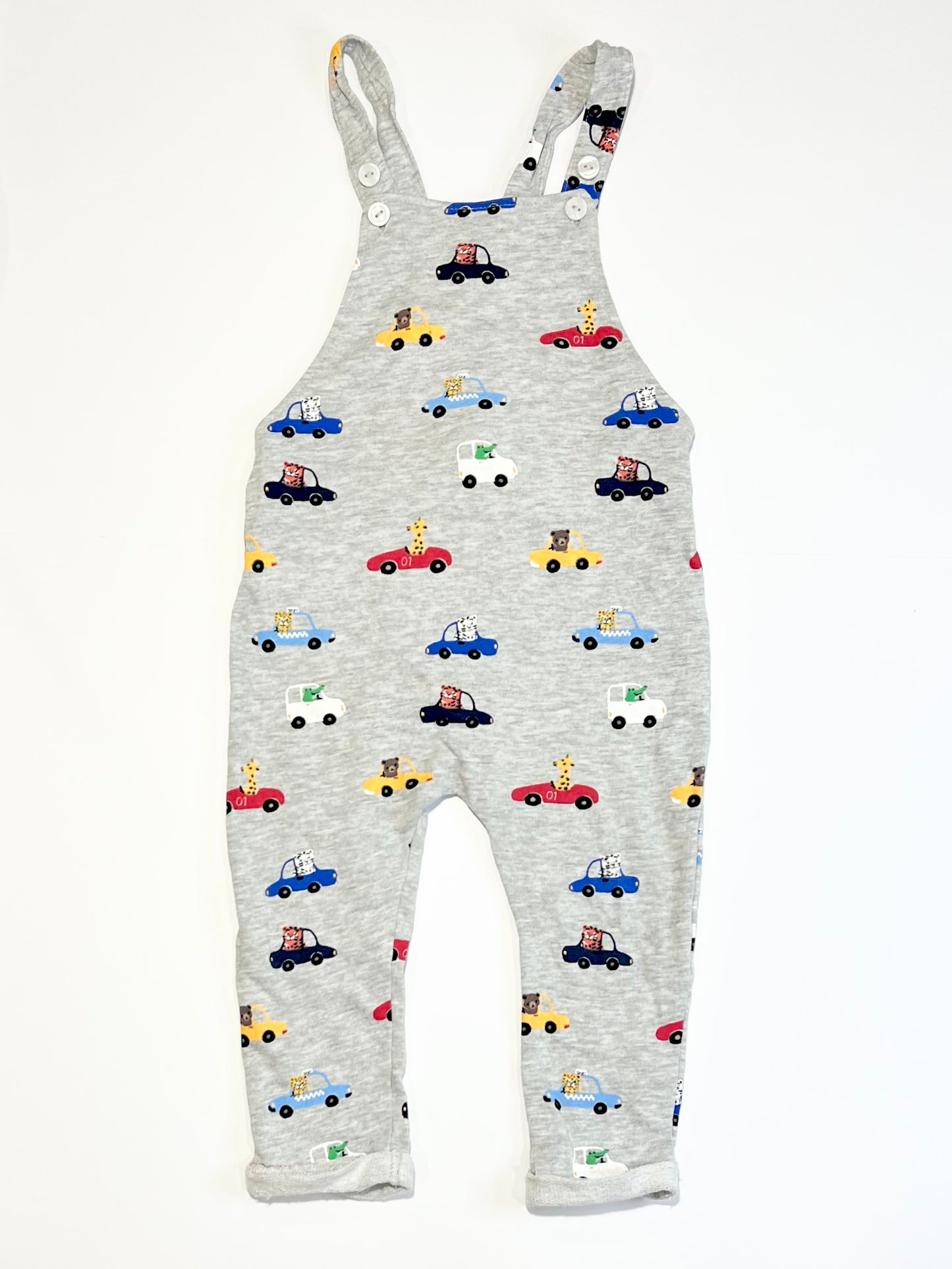 Grey cars overalls - Size 1