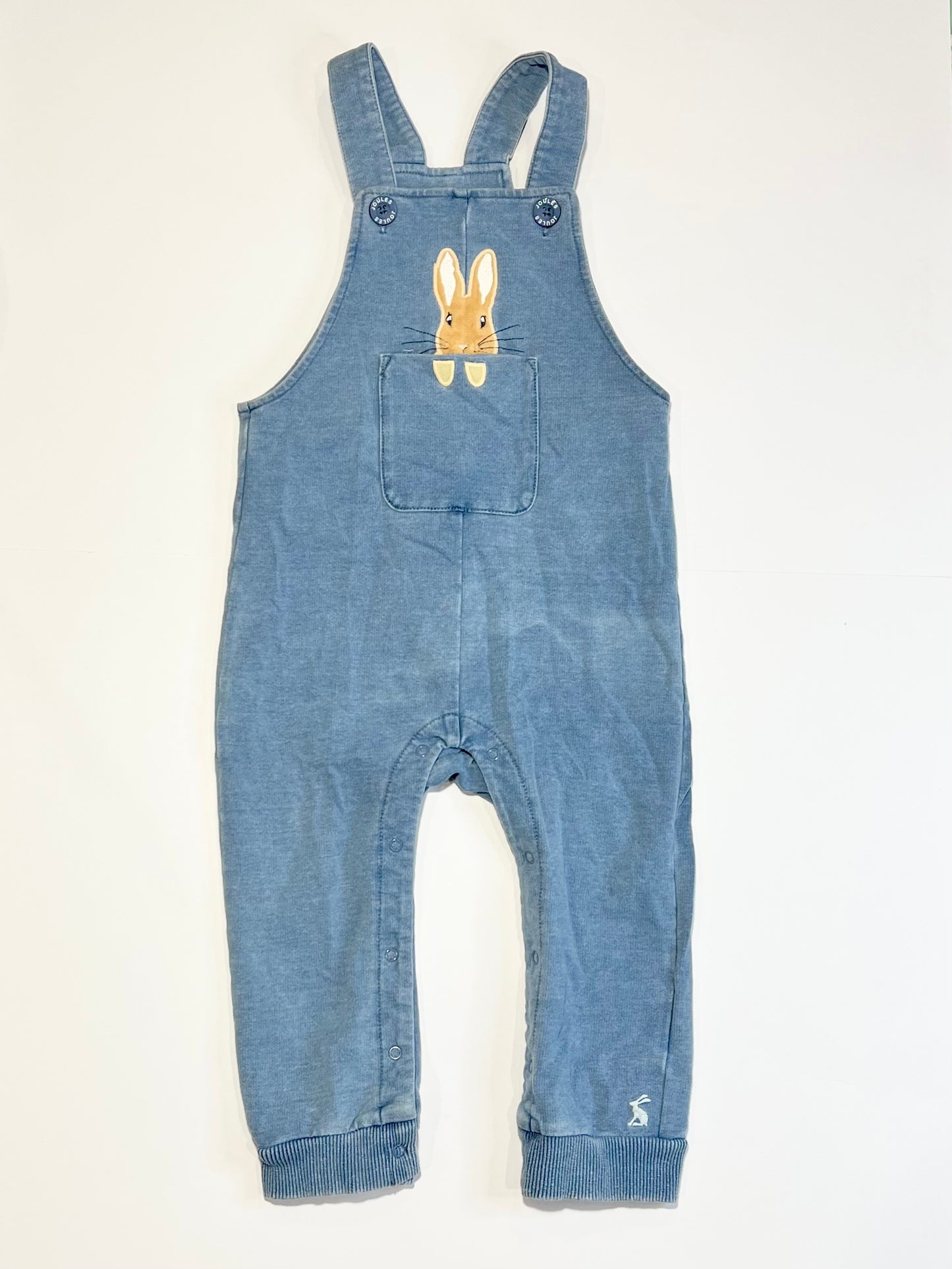 Blue bunny overalls - Size 1