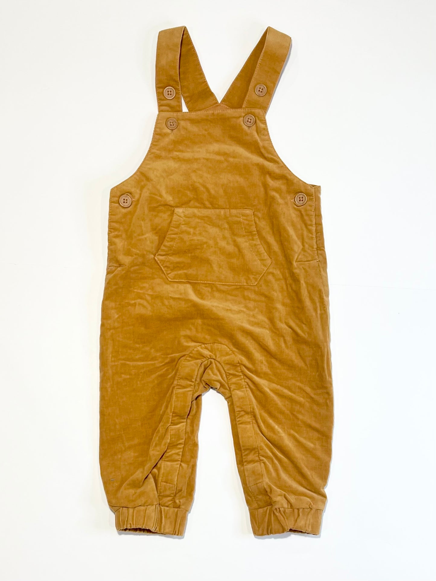 Brown corduroy overalls - Size 1