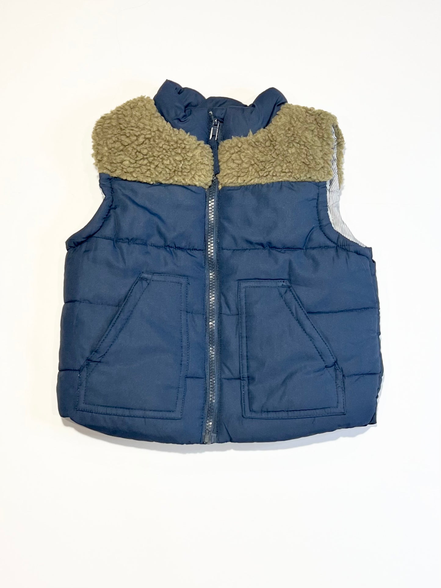 Navy puffer vest - Size 1