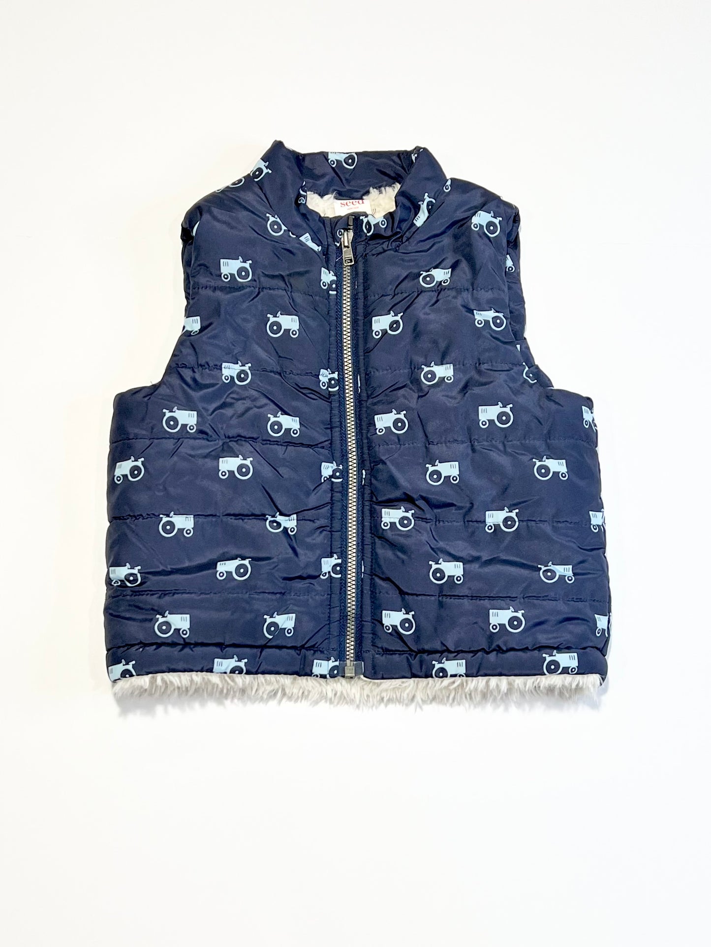 Tractors puffer vest - Size 1-2