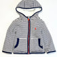 Padded striped jacket - Size 1