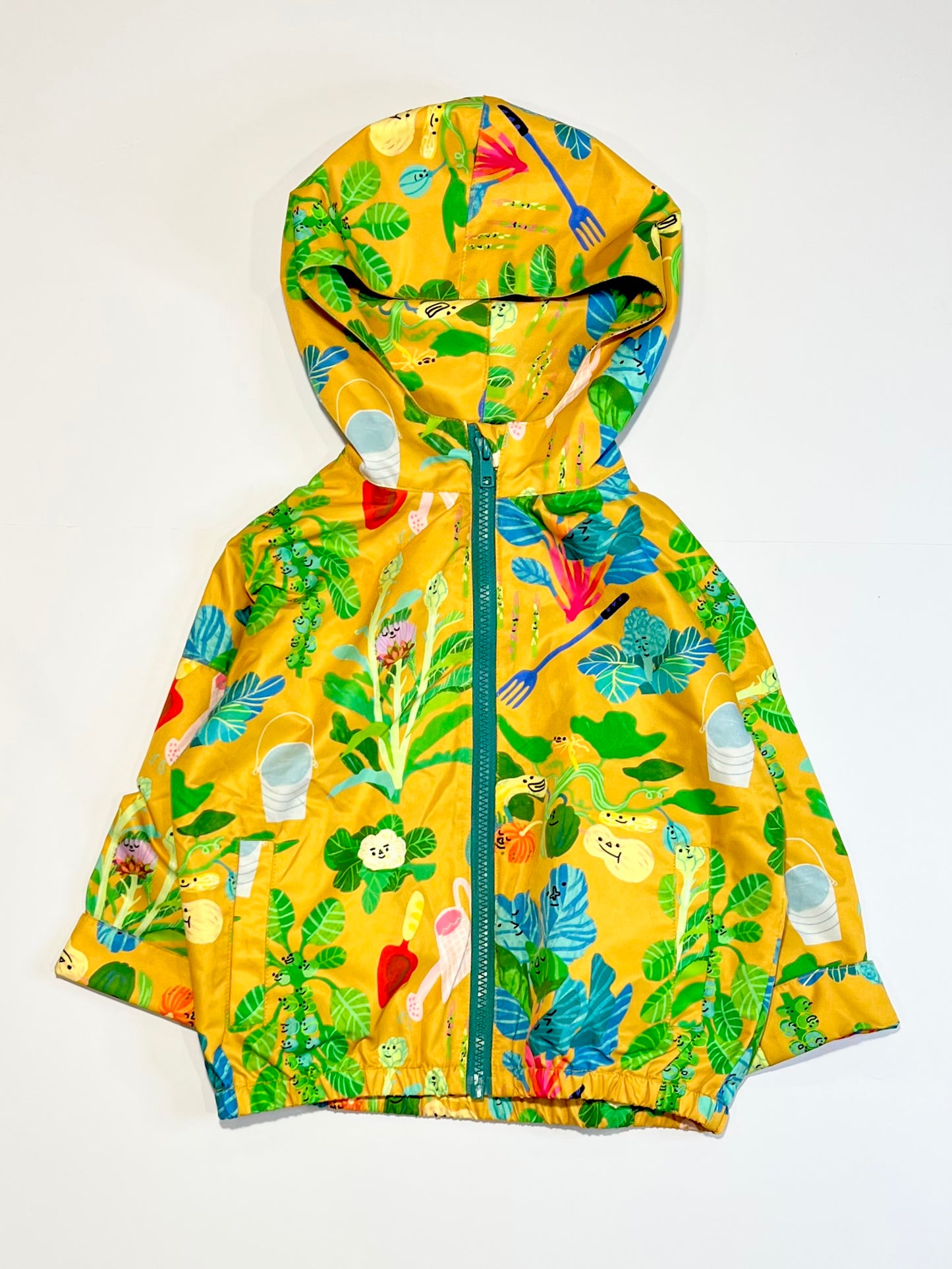 Veggies raincoat - Size 2-4 years
