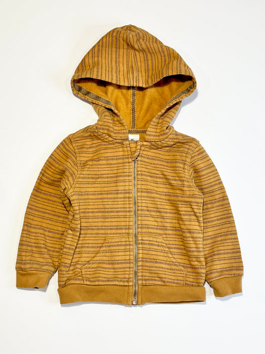 Brown zip hoodie - Size 1