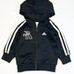 Black zip hoodie - Size 1