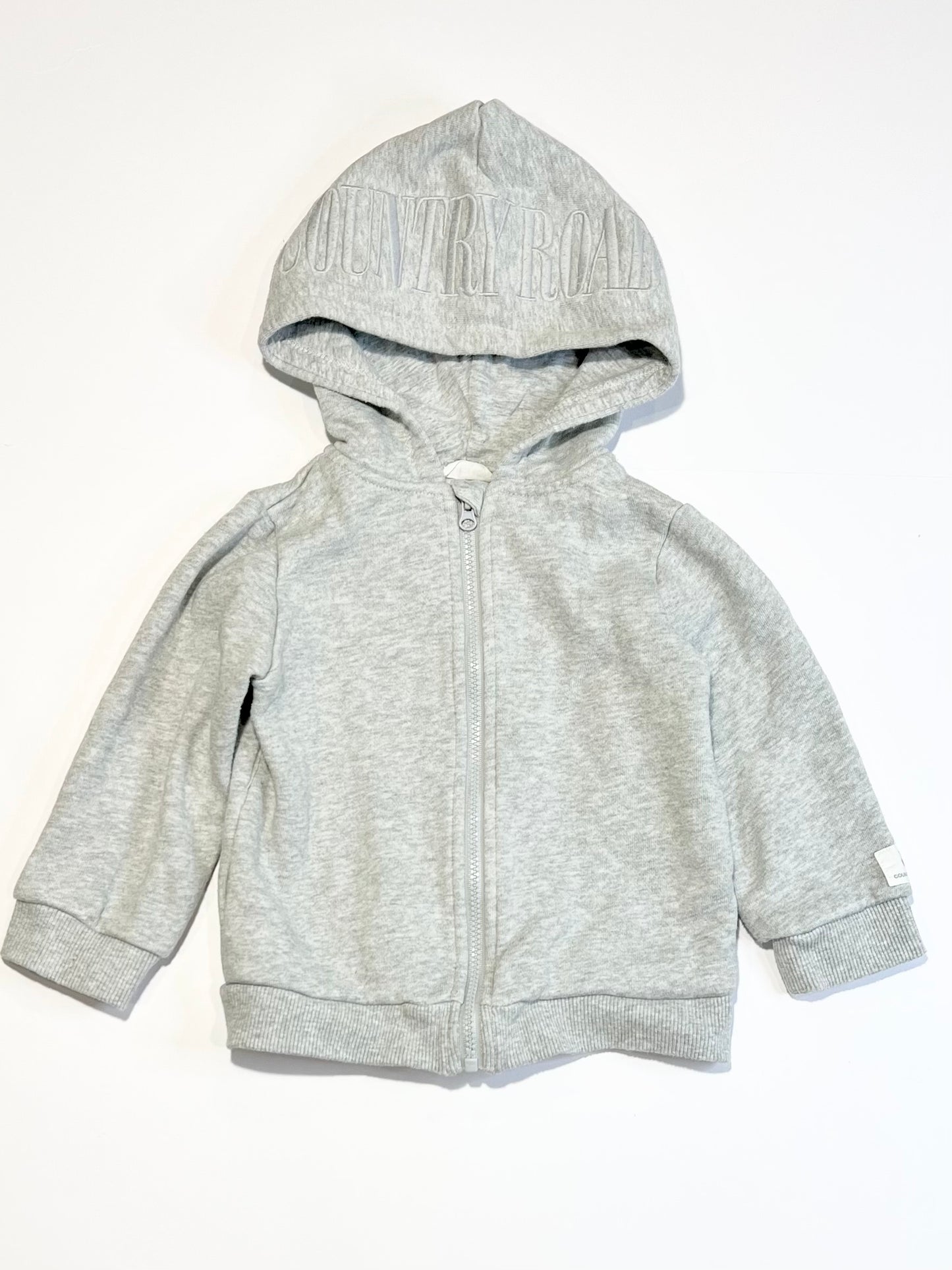 Grey zip hoodie - Size 1