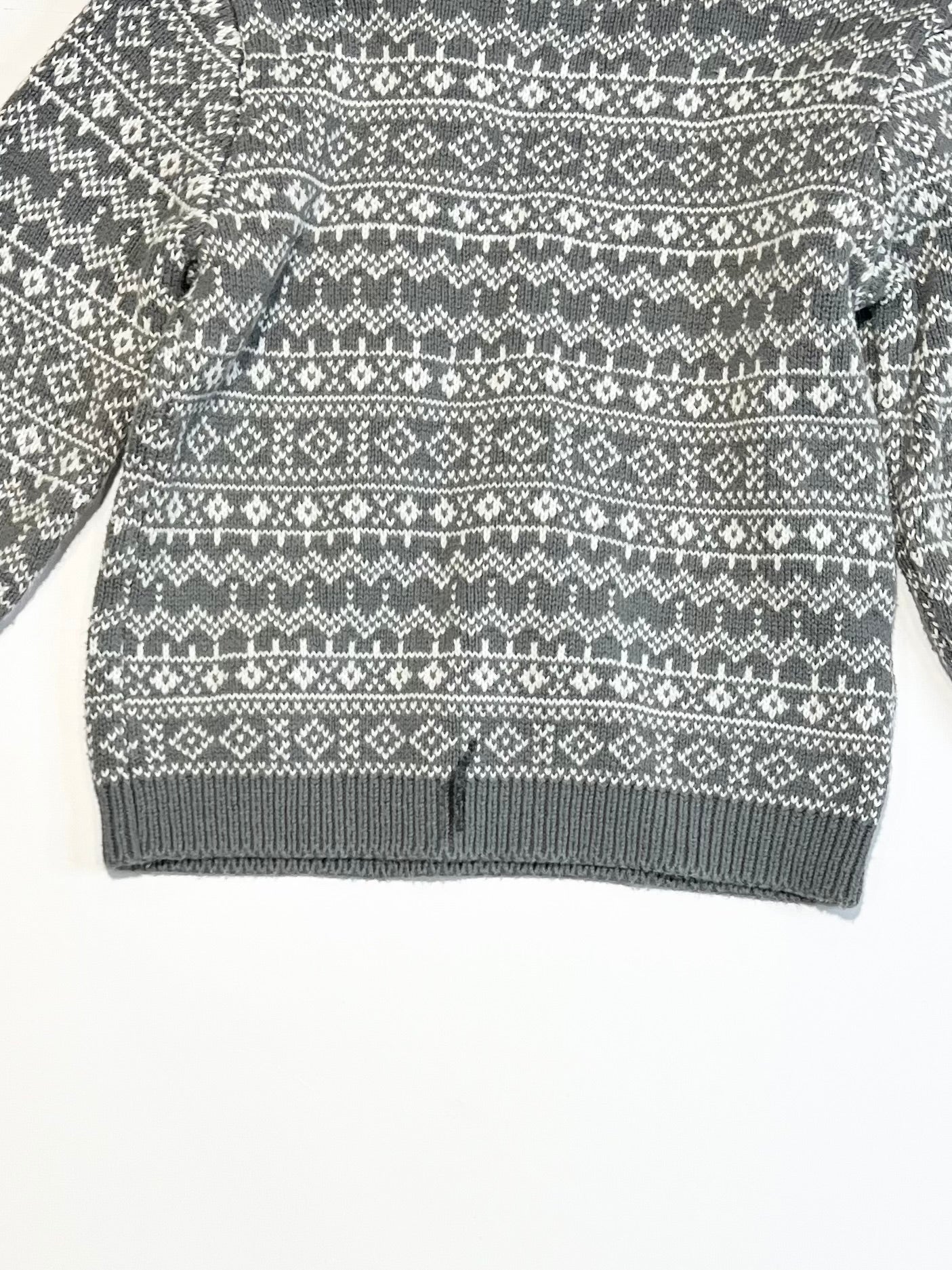 Grey knit jumper - Size 1