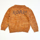 Brown knit zip jacket - Size 1