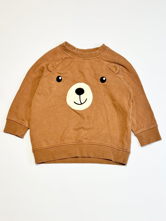 Brown bear sweater - Size 1