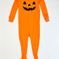 Pumpkin zip onesie - Size 1