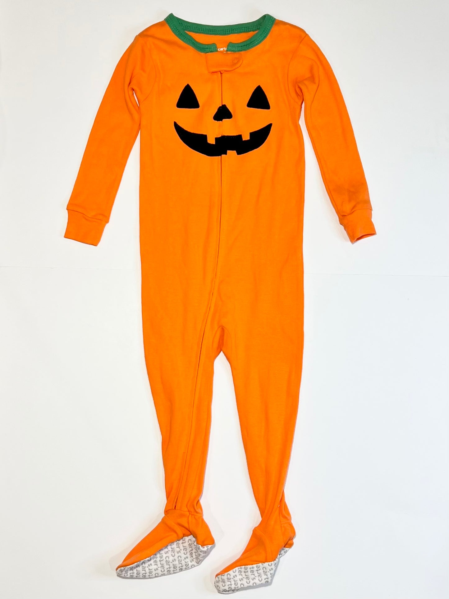 Pumpkin zip onesie - Size 1