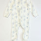 Ribbed Winnie zip onesie - Size 1