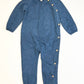 Blue knit onesie - Size 1