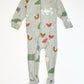 Farm animals zip onesie - Size 1