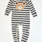 Striped bear onesie - Size 1