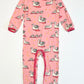 Pink swans onesie - Size 1