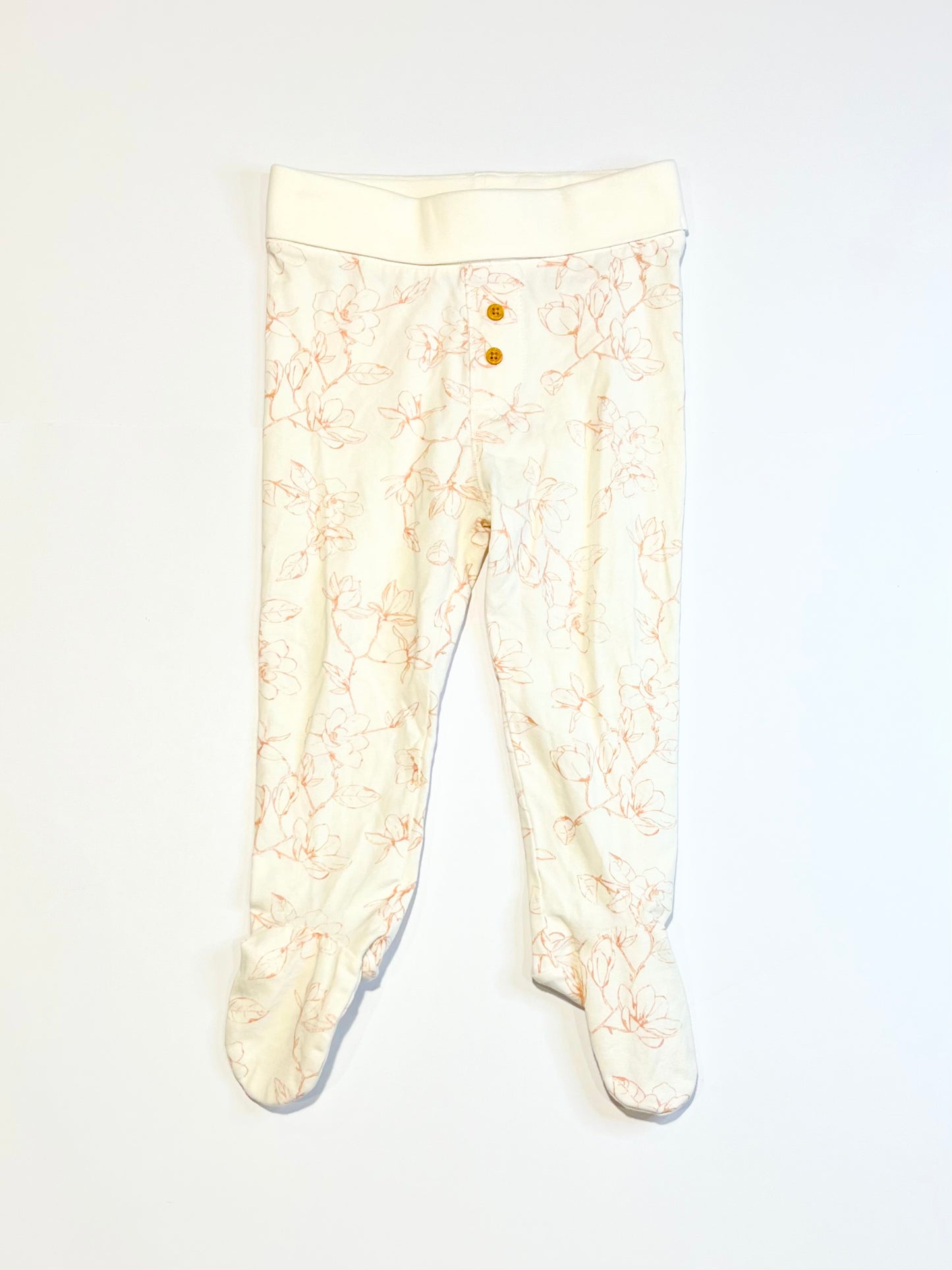 Floral footed pants - SIze 1