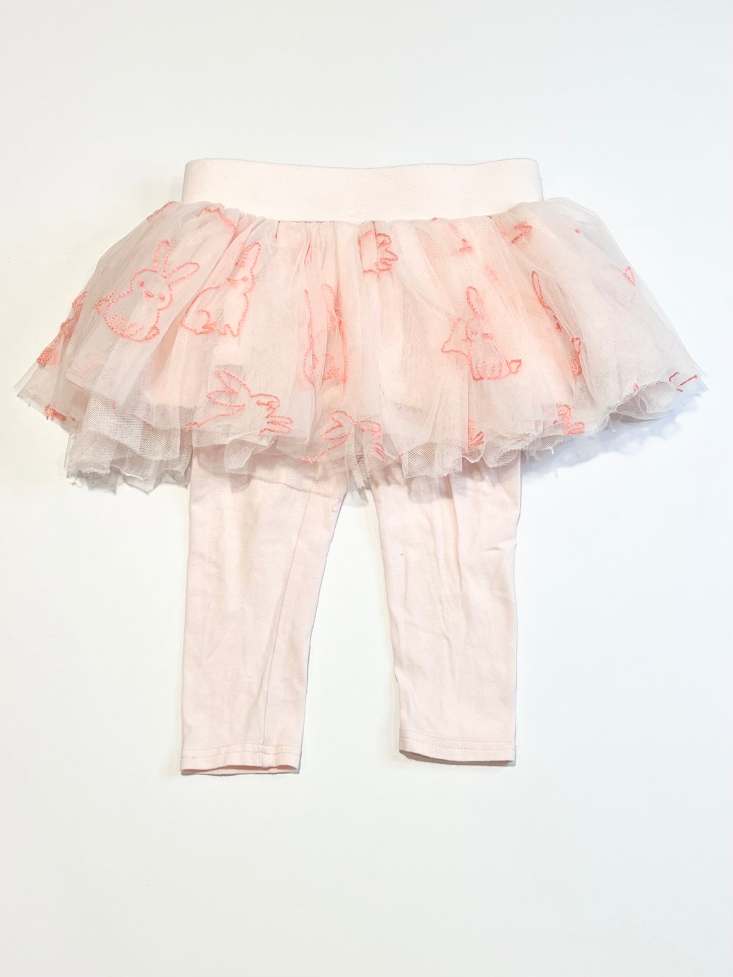 Bunny tulle leggings - Size 1