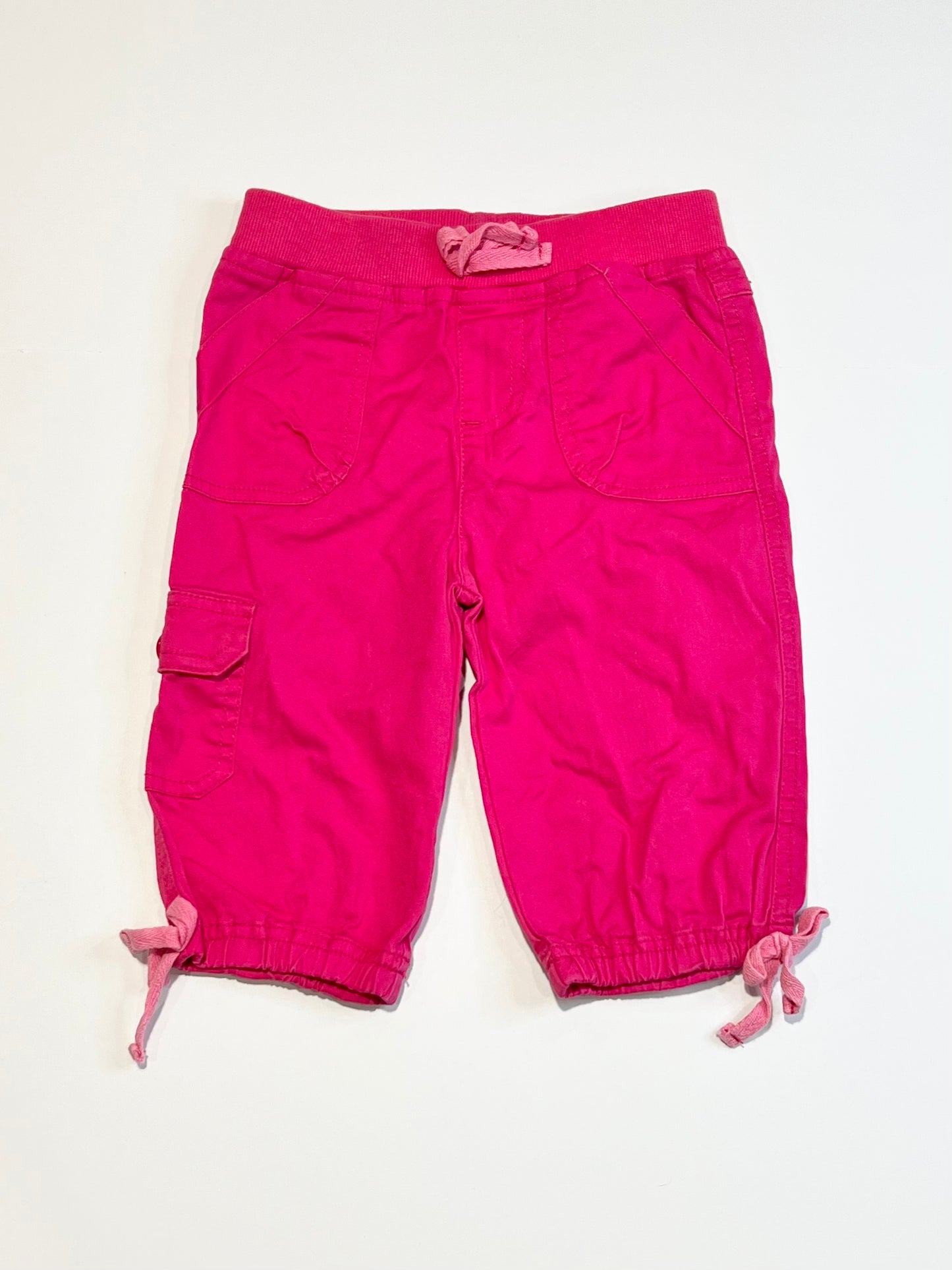 Cropped pink pants - Size 1