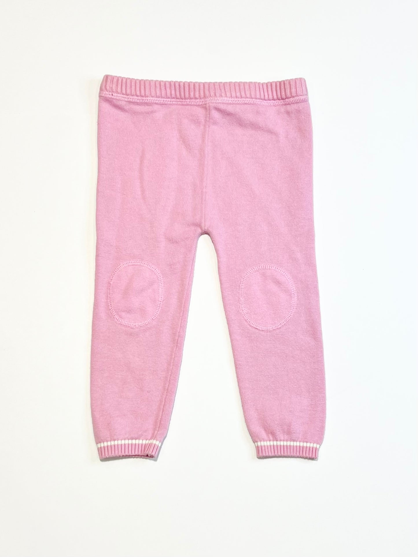 Pink knit pants - Size 1