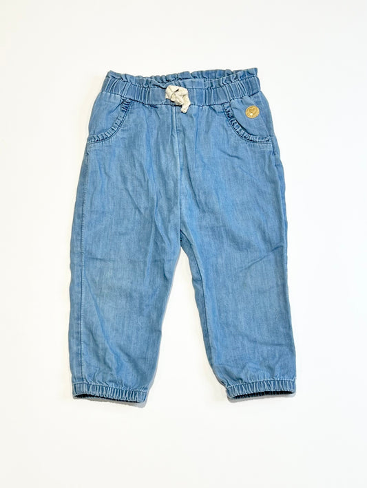 Blue chambray pants - Size 1