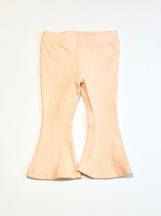 Ribbed flare pants - Size 1