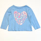 Blue heart top - Size 1