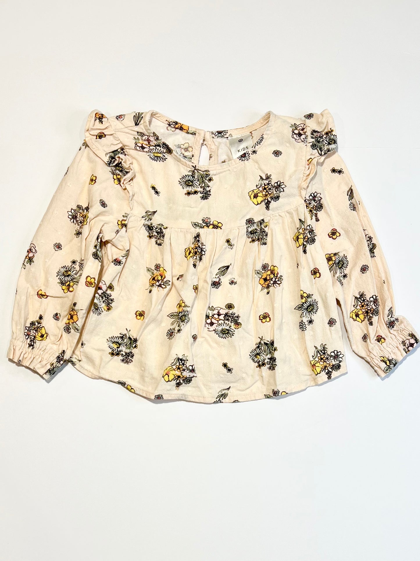 Woven floral top - Size 1