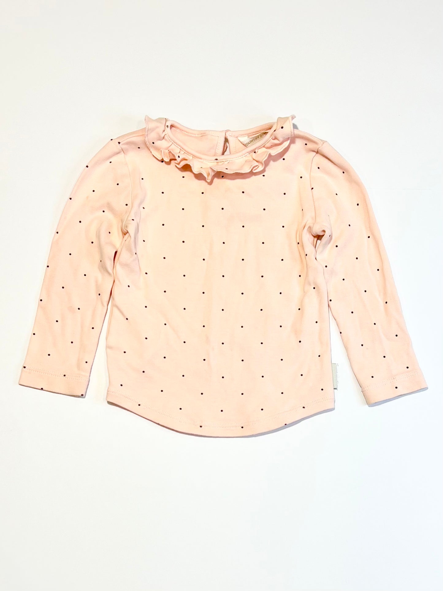 Pink ribbed top - Size 1