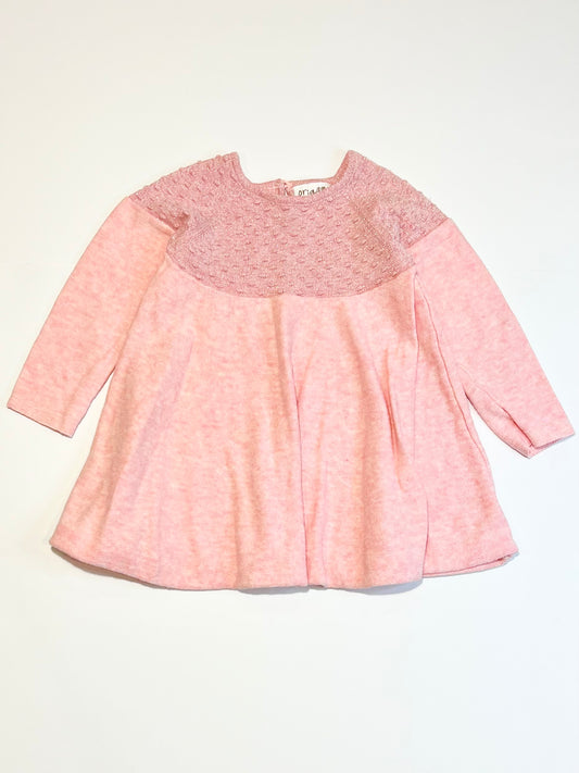 Pink knit dress - Size 1