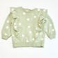 Floral ruffle sweater - Size 1