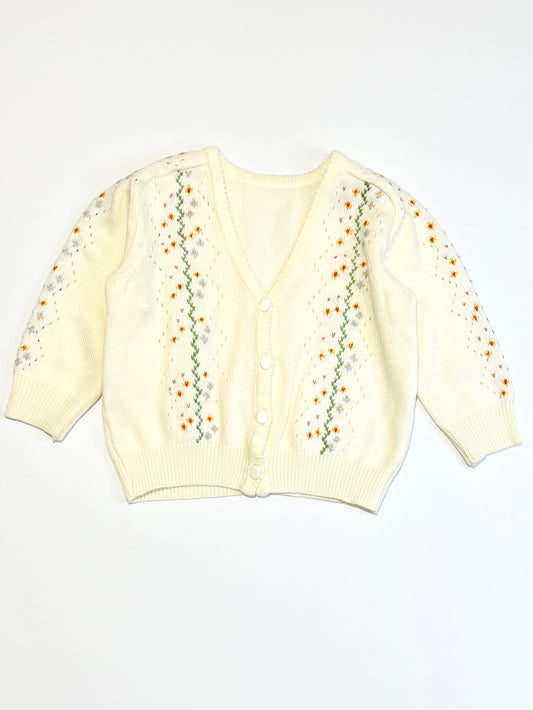 Floral cardigan - Size 1-2