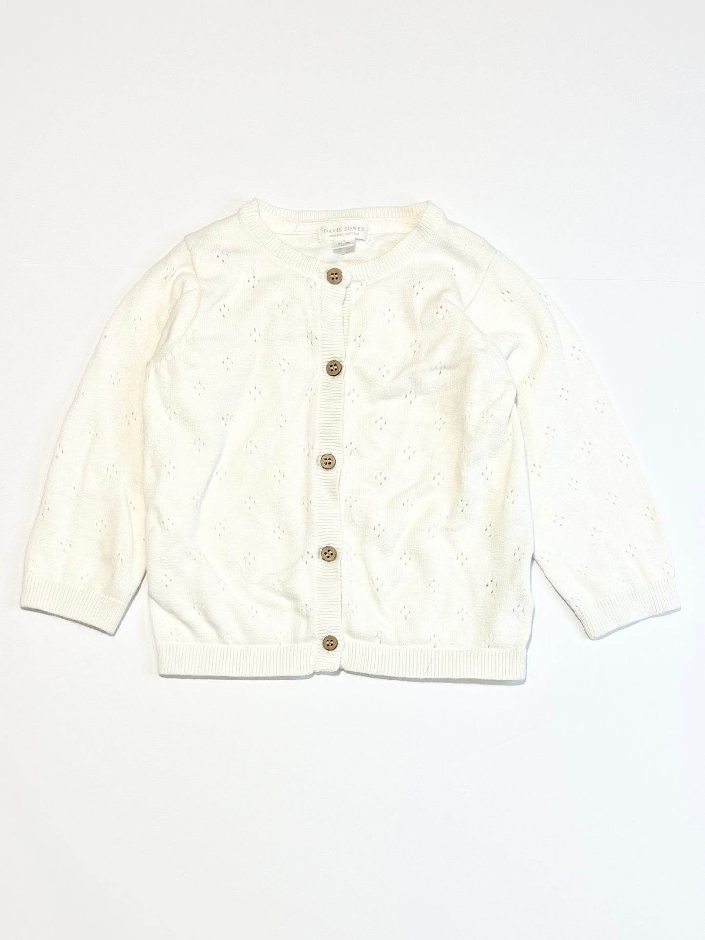 White cardigan - Size 1