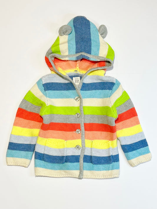 Striped knit jacket - Size 1