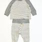 Striped waffle pyjamas - Size 0