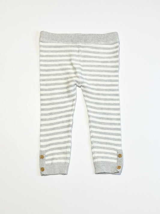 Striped knit pants - Size 0