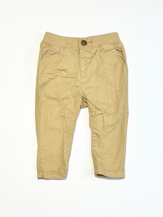 Tan pull on pants - Size 0